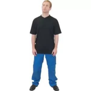 Function V Neck XXL Black T-Shirt - Black - Tuffsafe