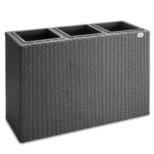 Poly Rattan Planter 83x30.5x60cm