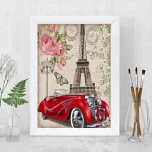 BC11115870593 Multicolor Decorative Framed MDF Painting