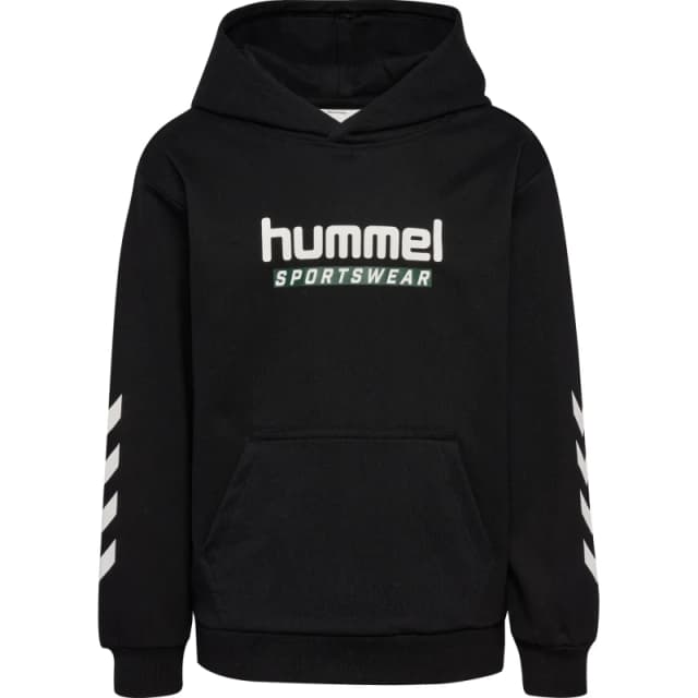 Hummel Logo Hoodie Junior Black/White male 4-5 (2XS)