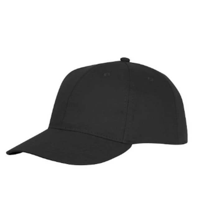 Bullet Mens Ares 6 Panel Cap in Black Male One Size