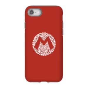 Nintendo Super Mario Mario Items Logo Phone Case - iPhone 8 - Tough Case - Gloss