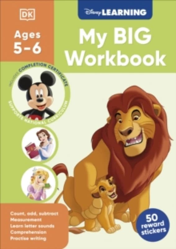 Disney Learning Big Workbook Ages 5-6 (Year 1) Paperback / softback