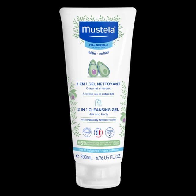 Mustela Bebe cleansing gel for body and hair for children 200ml