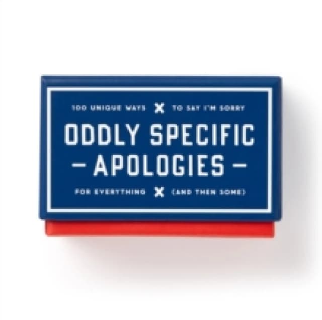 Oddly Specific Apologies. Cards. By Brass Monkey Books
