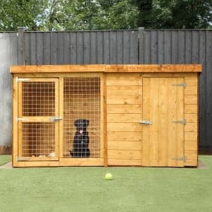 Mercia Berkshire Dog Kennel & Run - 8' x 4'