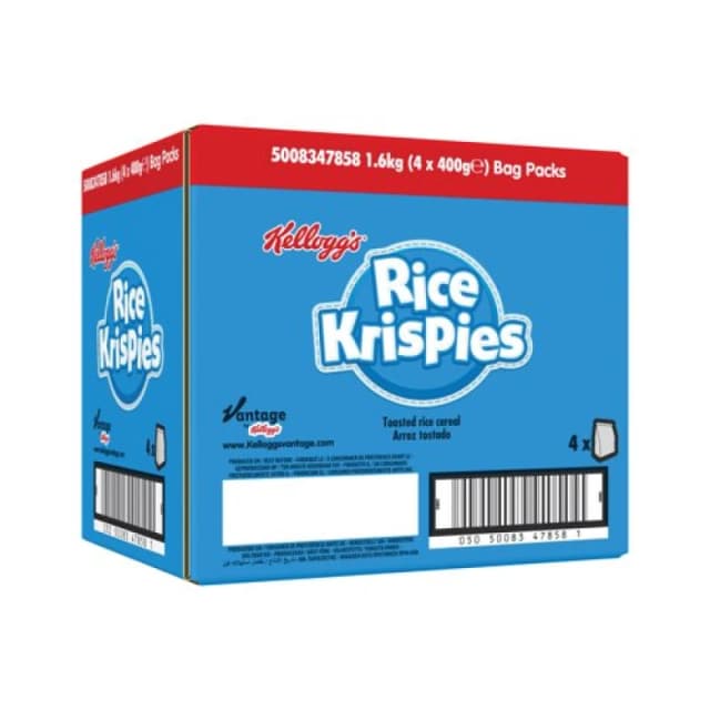Kelloggs Kellogg's Rice Krispies 400g (Pack of 4) 5147858000 5147858000
