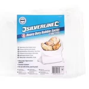 Silverline Rubble Sacks Heavy Duty 10Pk 660 X 660Mm 633686