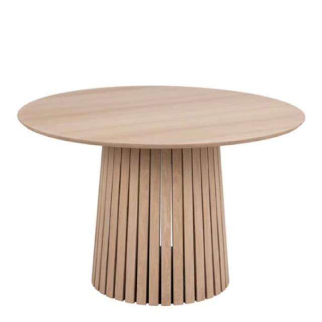 Furniture To Go Christo Round Dining Table In White Pigmented Oak