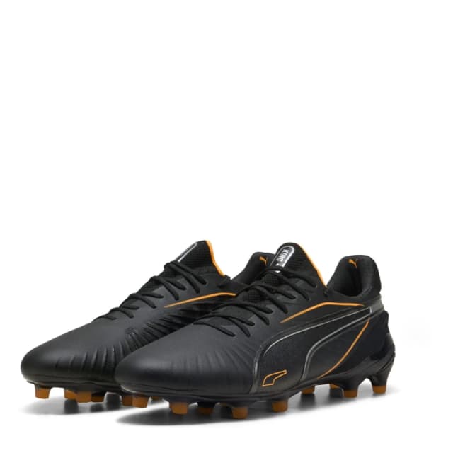 Puma Mens PUMA King Ultimate Firm Ground Football Boots Black/Silver male 6 (39)