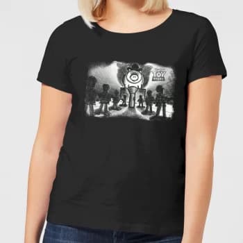 Toy Story Evil Dr Pork Chop Speech Womens T-Shirt - Black - M