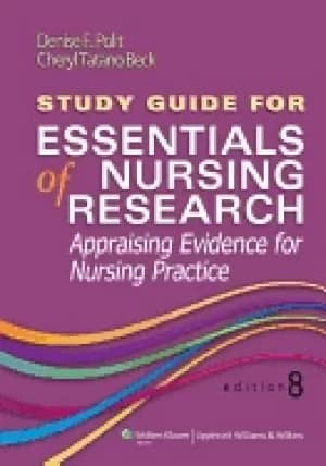 essentials of nursing research appraising evidence for nursing practice