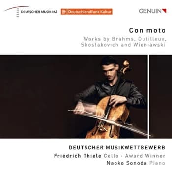 Friedrich Thiele - Con Moto: Works By Brahms, Dutilleux, Shostakovich and Wieniawski CD