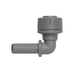 Polypipe Polyplumb Spigot Elbow Grey 22mm Pb1022