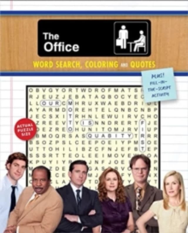 The Office Word Search, Coloring and Quotes : Plus Fill-in-the-Script Activity Paperback / softback