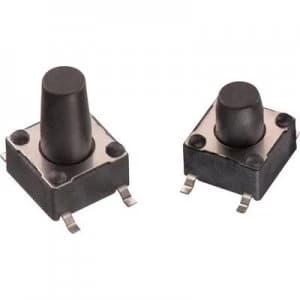 Wuerth Elektronik WS TSS 430182043816 Pushbutton 12 Vdc 0.05 A 1 x OffOn momentary