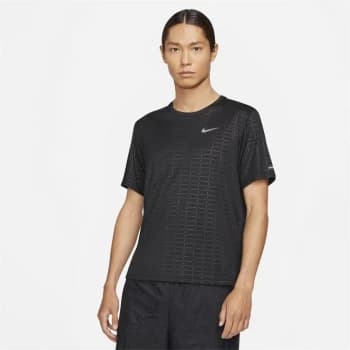 Nike Miler Run Division Mens Short-Sleeve Running Top - Black