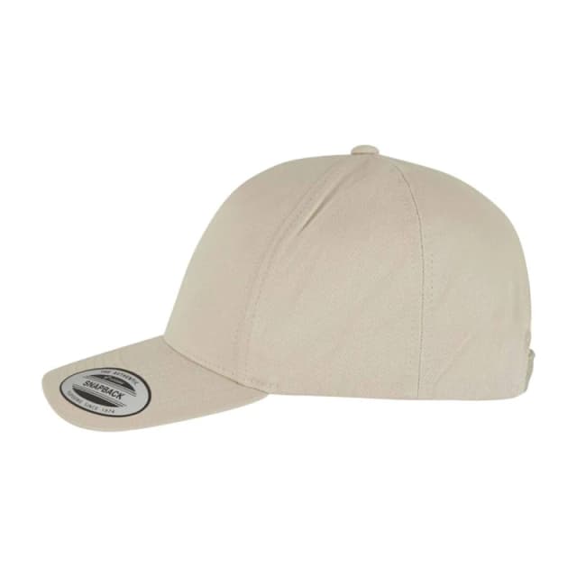 Flexfit Womens 5 Panel Snapback Classic Baseball Cap in Beige Beige Female One Size