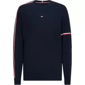 Tommy Sport Hilfiger Sport Tape Crew Neck Sweater - Blue
