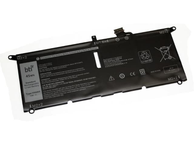 BTI BTI 4-cell 43Wh WDK63 compatible laptop battery for Dell Vostro 5390 5391 XPS 9370 9380 - 18 month warranty WDK63-BTI