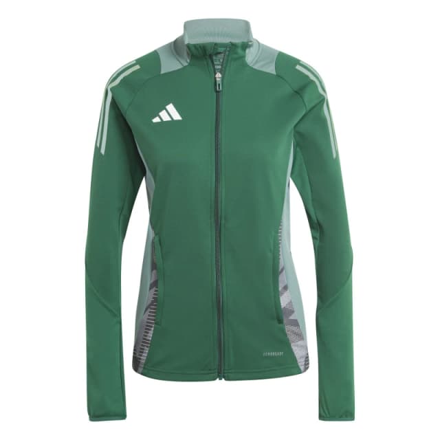 adidas Womens Tiro24 Tracksuit Top Dark Green female 6 (XXS)