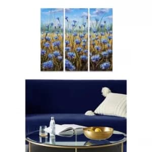 MDF7269586 Multicolor Decorative MDF Painting (3 Pieces)