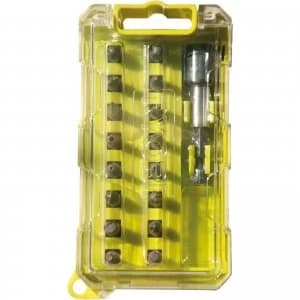 Ryobi 17 Piece Screwdriver Bit Set