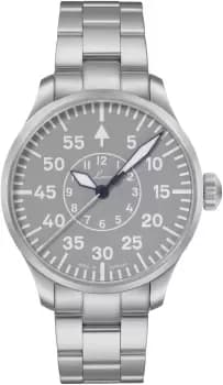 Laco Watch Flieger Basic Aachen Grau 42 Bracelet
