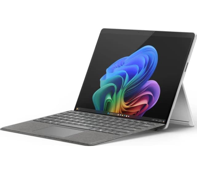 Microsoft 13" Surface Pro, Copilot PC - Snapdragon X Plus, 256GB SSD, Platinum, Silver/Grey 196388419326
