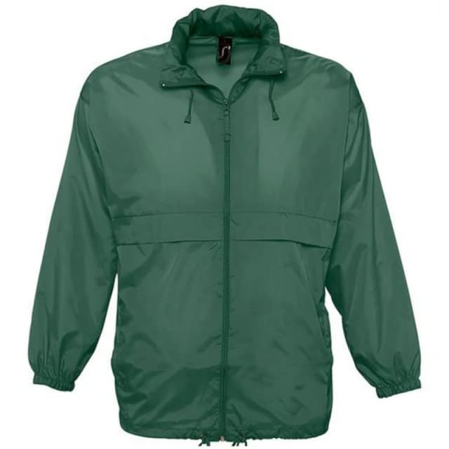 SOL'S Mens Surf Windbreaker Lightweight Jacket in Green Size: XS Green Male XS