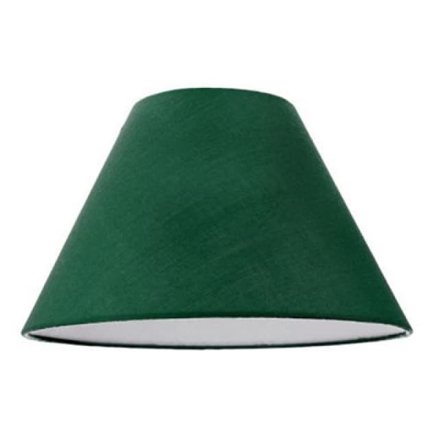 Happy Homewares 12 Forest Green Cotton Coolie Lampshade Suitable For Table Lamp Or Pendant