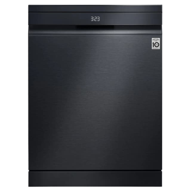 LG DF587HMS 60cm QuadWash Freestanding Dishwasher - BLACK STEEL DF587HMS