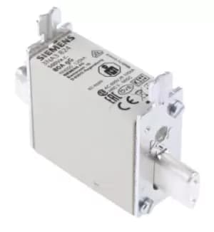 Siemens 80A 000 NH Centred Tag Fuse, gG, 500V ac