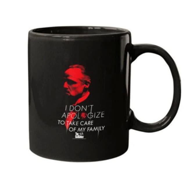 The Godfather The Godfather Don't Apologize Mug in Dark Red Dark Red One Size Unisex 5059958941038