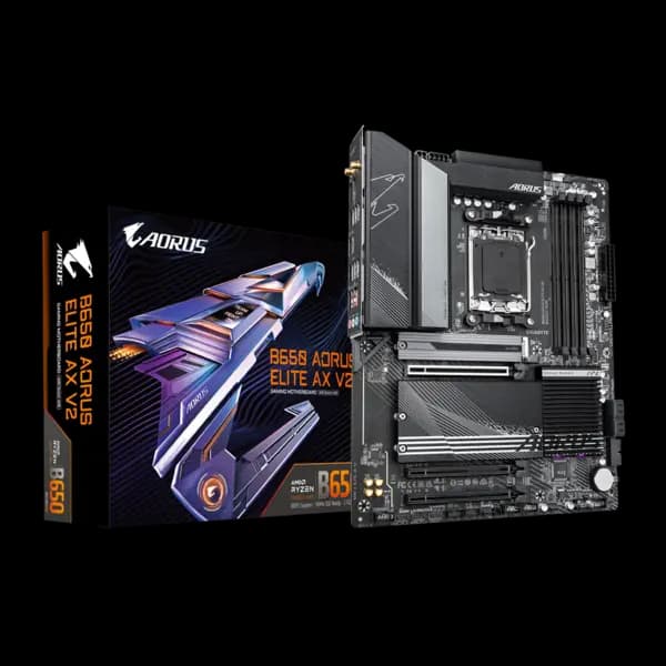 Gigabyte B650 AORUS ELITE AX V2 ATX WiFi AM5 DDR5 Motherboard
