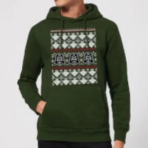 Star Wars Imperial Darth Vader Christmas Hoodie - Forest Green - L