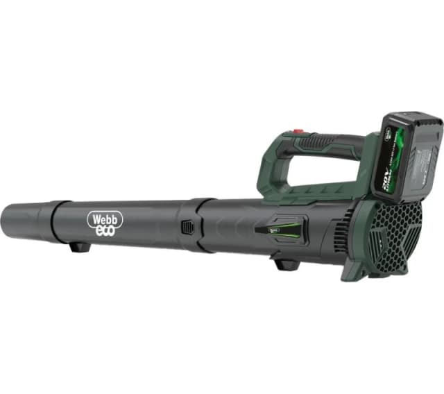 Webb WEV20AB 20v Cordless Axial Garden Leaf Blower WEV20ABB4 Batteries: 1 x 4ah Li-ion