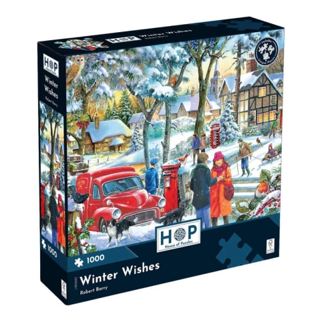 The House Of Puzzles Winter Wishes, 1000 Piece Jigsaw Puzzle Multi unisex