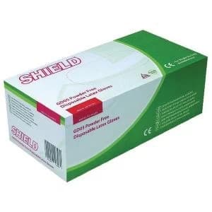 Shield Powder Free Latex Gloves Pk100x10 Hea01303 Size XL