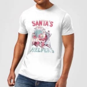 DC Santa's Helpers Mens Christmas T-Shirt - White