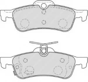 Ferodo FDB4041 Brake Pad Set Rear Axle Premier Car