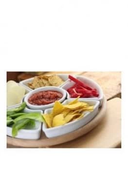 Apollo Revolving Lazy Susan With Ceramic Dishes