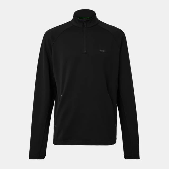 Boss Mens HBG Quarter-Zip Fleece Black male S