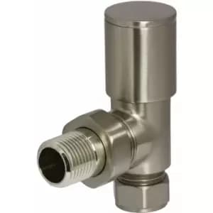 Heating Style - Round Straight Radiator Valves Anthracite