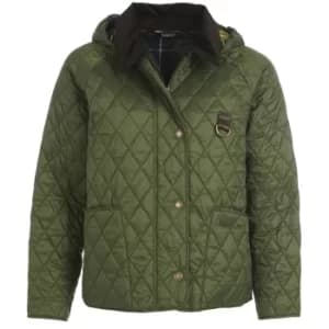 Barbour Womens Tobymory Quilted Jacket Olive/Classic 10