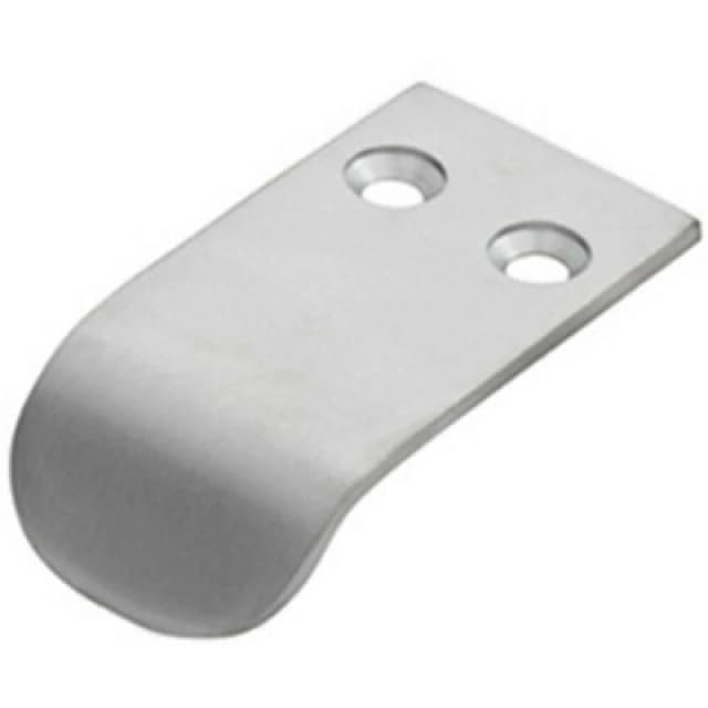 Loops Semi Concealed Cabinet Finger Pull Handle 12mm Fixing Centres Satin Chrome Multi unisex