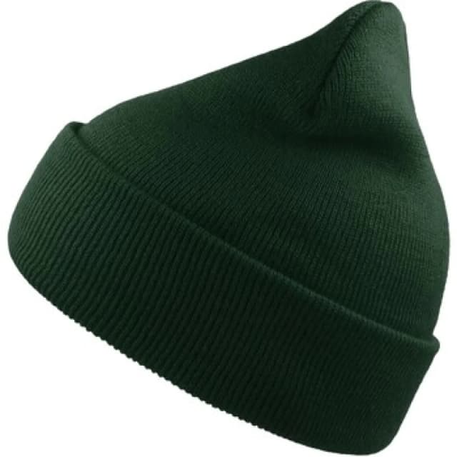 Atlantis Atlantis Men Wind Cuffed Beanie in Bottle Green Bottle Green One Size Male 5063470815562