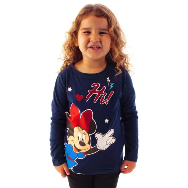 (7-8 Years) Disney Short Sleeved T-Shirt (Girls Blue)