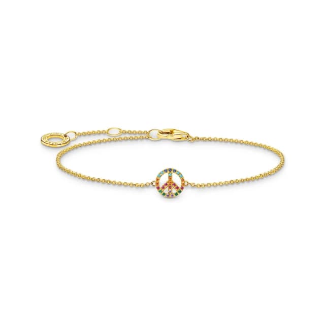 Thomas Sabo Peace Symbol Bracelet - Multi Multi One Size