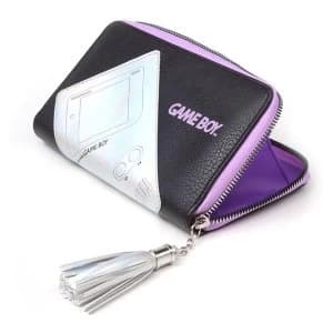 Nintendo - Gameboy Zip Around Wallet Purse (Black/Purple)